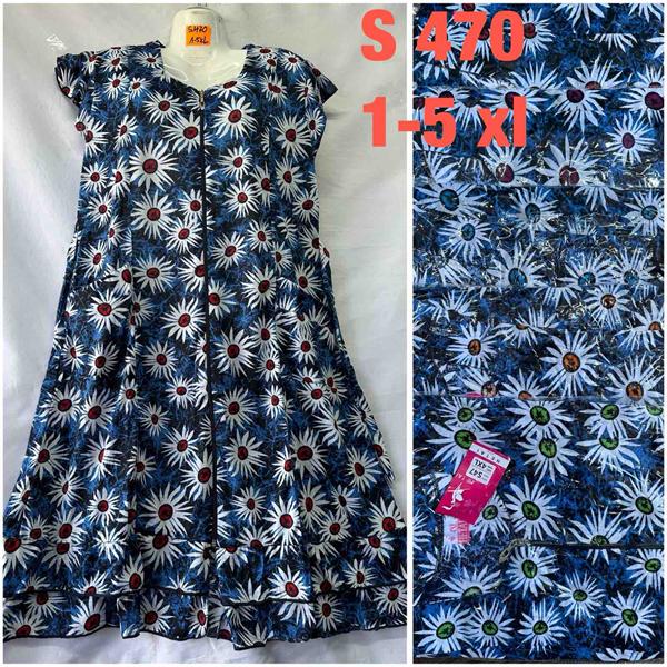 Халат HomeWear (XL-5XL) S470 mix (лето)
