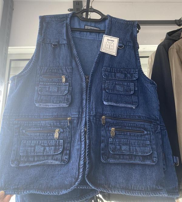 Жилетка Vanda (XL-5XL) V76 blue (лето)