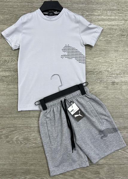 Костюм MirWear kids (13-17) 284-3-285 grey-l.grey (лето)