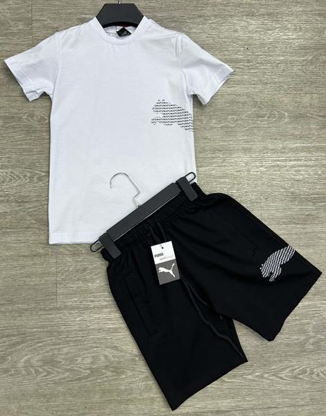 Костюм MirWear kids (13-17) 284-3-285 white-black (лето)