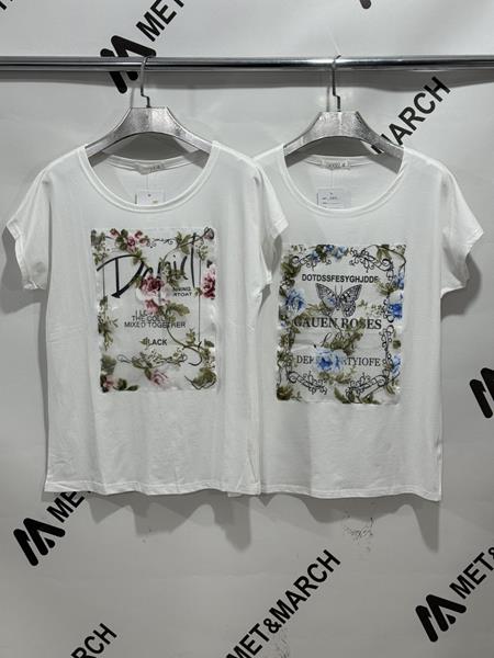 Футболка Met&March (one size) 3D white-powder (лето)