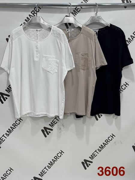 Футболка Met&March (one size) 3606 white (лето)