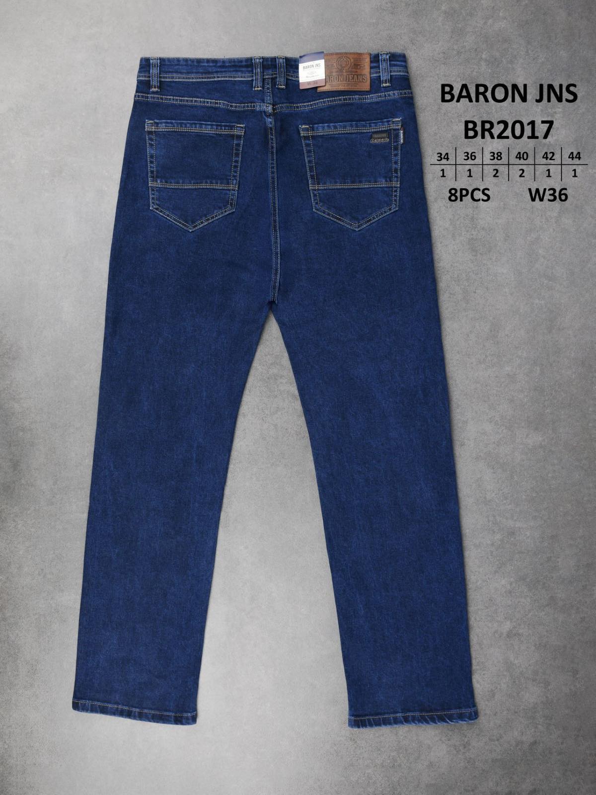Джинсы God Baron (34-44) BR2017 blue (деми)