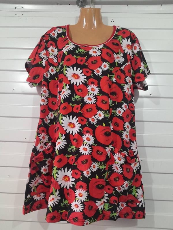 Туника Akvarel (54-64) A112 red (лето)