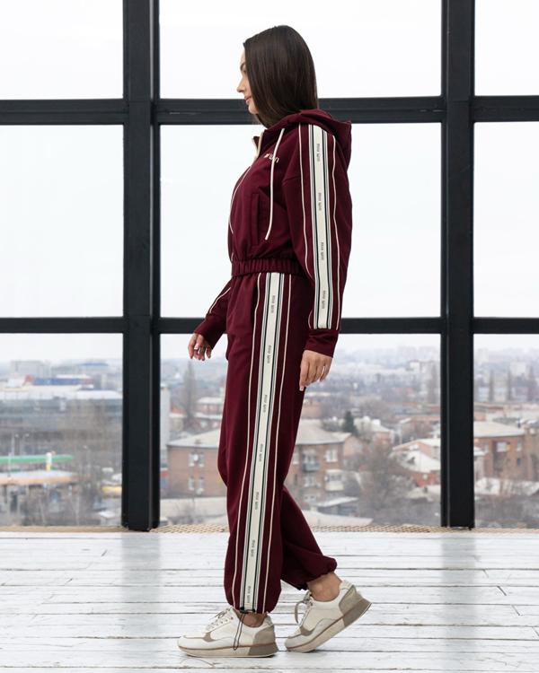 Костюм спорт AZNA (XS-L) Д124 wine (деми)