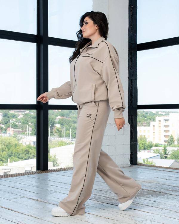 Костюм спорт AZNA (XL-4XL) Д150 beige (деми)