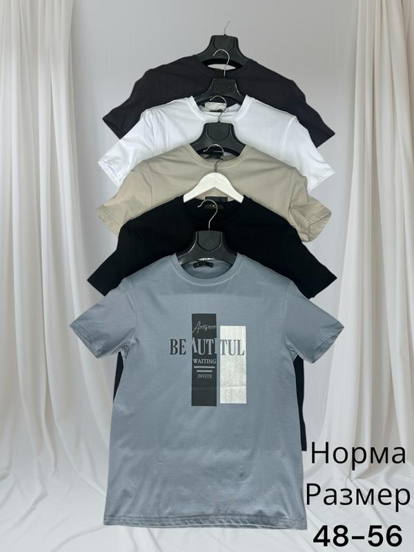 Футболка Hai (48-56) H397 grey (лето)