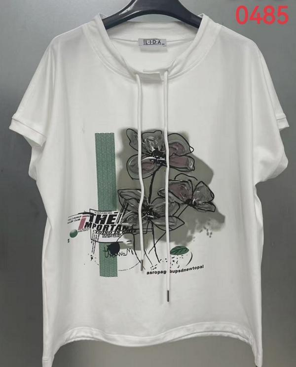 Футболка LIDA (52-62) 0485 white (лето)