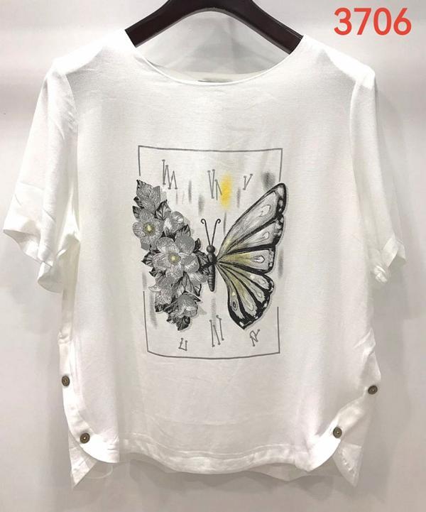 Футболка LIDA (52-62) 3706 white (лето)