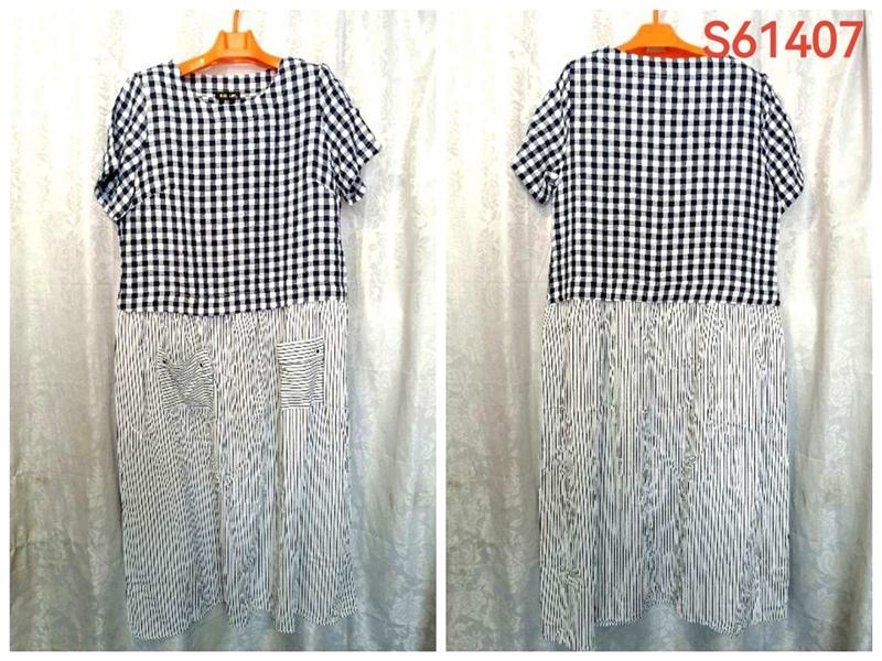 Платье LIDA (52-62) S61407 white (лето)