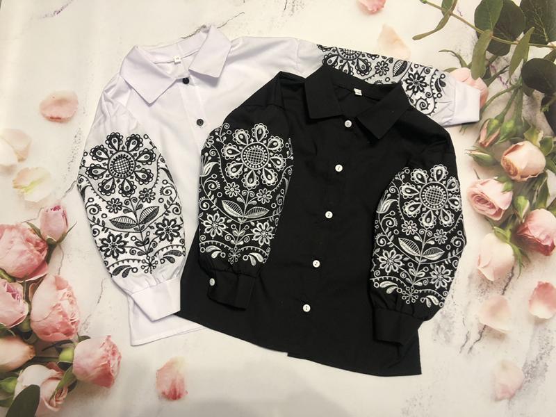 Рубашка Moda school (122-140) M49 black (деми)