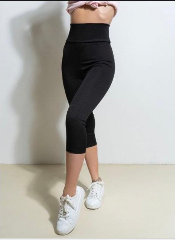 Бриджи MSO (2XL-5XL) 50350 black (лето)
