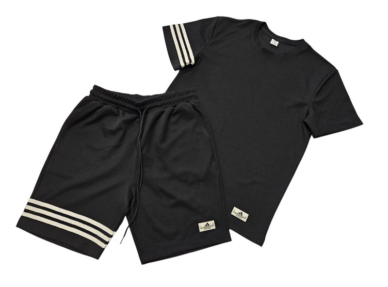 Костюм Shon (M-3XL) S688 black (лето)