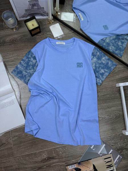 Футболка Arina (42-48) 2516 l.blue (лето)