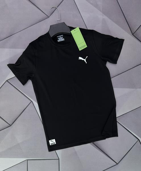 Футболка Rassul (S-2XL) 6154 black (лето)