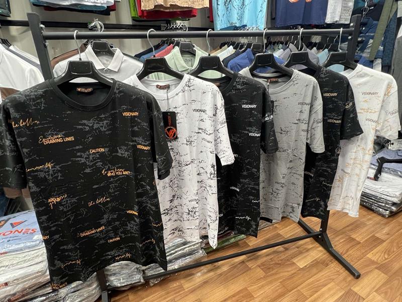Футболка Vip Stendo (2XL-6XL) 1101 grey (лето)