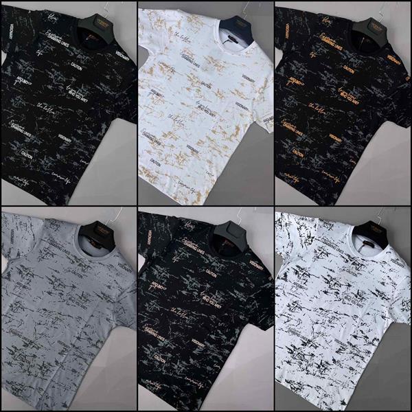 Футболка Vip Stendo (2XL-6XL) 1106 black-beige (лето)