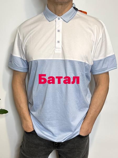 Футболка Vip Stendo (3XL-6XL) 455 l.blue (лето)