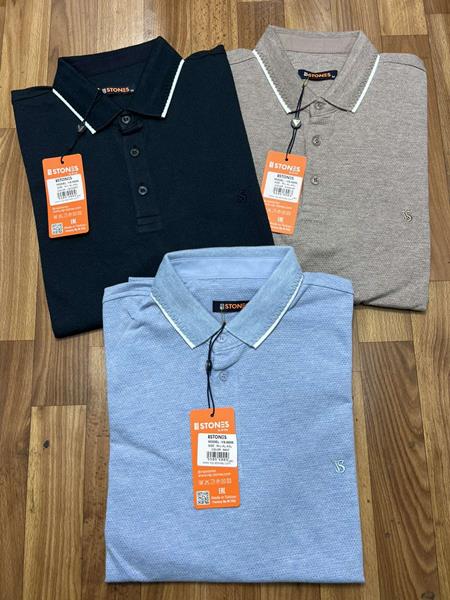 Футболка Vip Stendo (M-2XL) 5585 l.blue (лето)