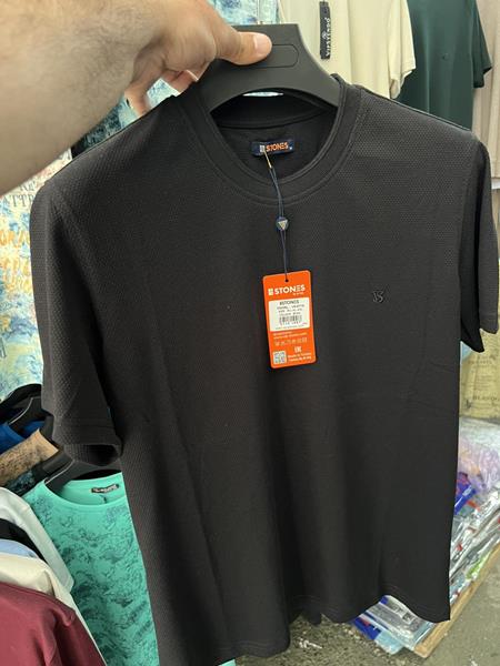 Футболка Vip Stendo (M-2XL) 5715 black (лето)