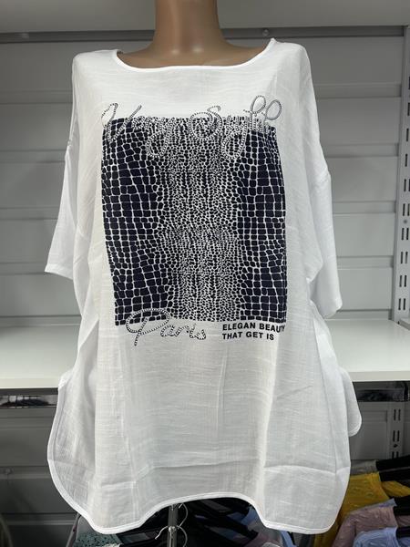 Футболка P.HEY (XL-4XL) 367 white (лето)