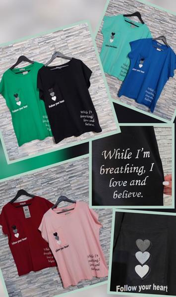 Футболка Newe (2XL-3XL) NW516 wine (лето)