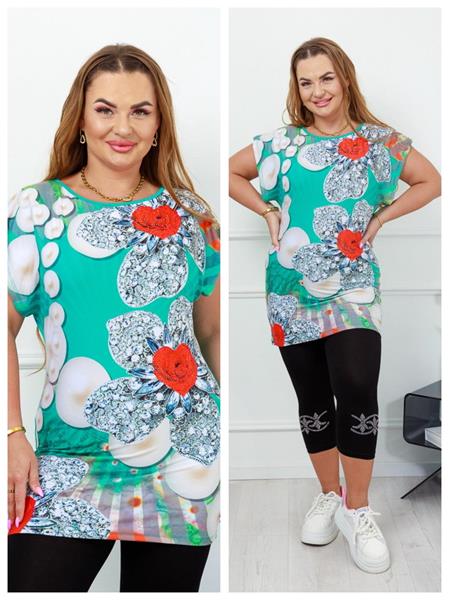 Костюм Vehuiah (2XL-4XL) 183521 green (лето)