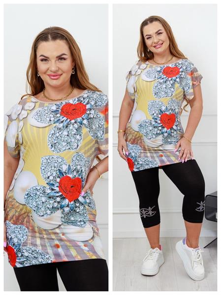 Костюм Vehuiah (2XL-4XL) 183522 beige (лето)