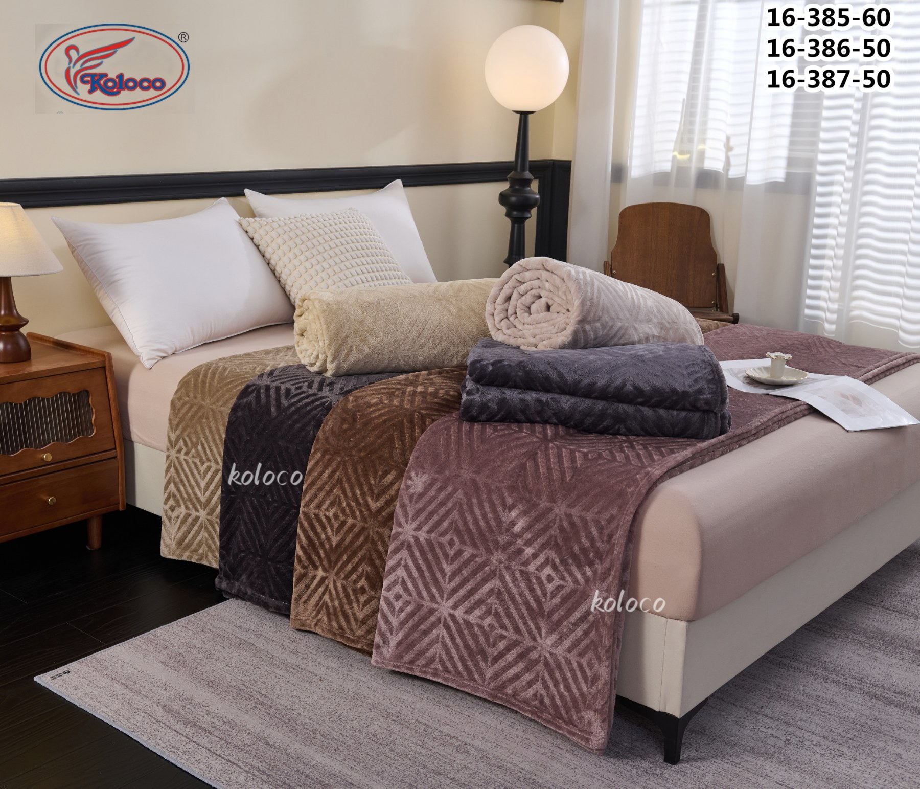 Покрывало Koloco (200*230) 16-387-50 (деми)
