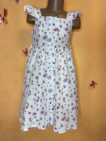 Сарафан Bright Harmony (122-140) 762 white-pink (лето)