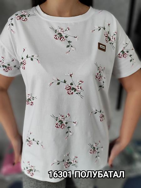 Футболка MMC clothes (one size) 16301 white (лето)