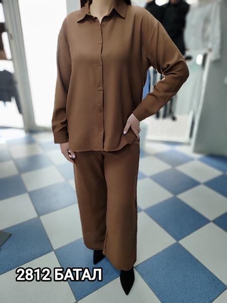 Костюм MMC clothes (2XL-5XL) 2812 d.brown (деми)