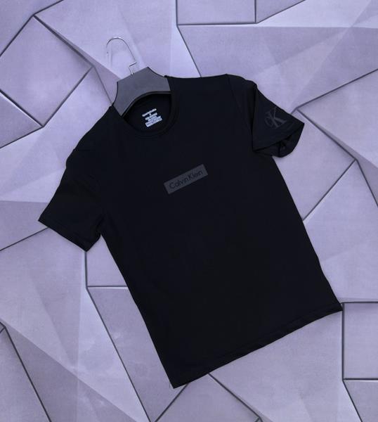 Футболка Rassul (S-2XL) 6224 black (лето)
