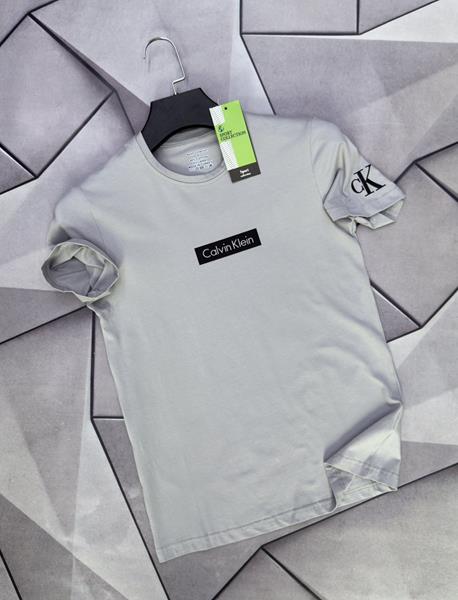 Футболка Rassul (S-2XL) 6227 l.grey (лето)