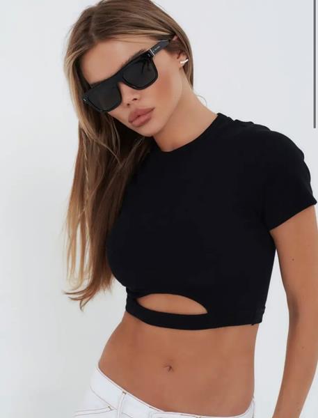 Топ Little Secret (S-L) 400080 black (лето)