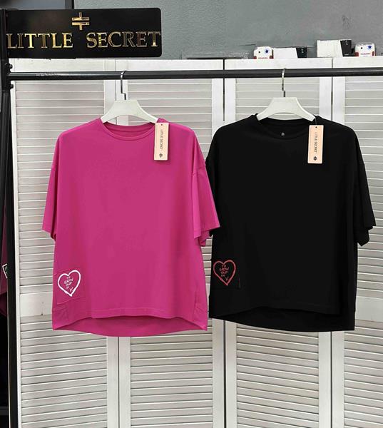 Футболка Little Secret (S-L) 400772 crimson (лето)