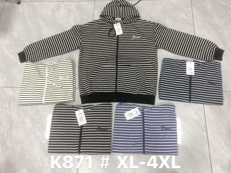 Кофта спорт P.HEY (52-58) KZ871 d.grey (деми)