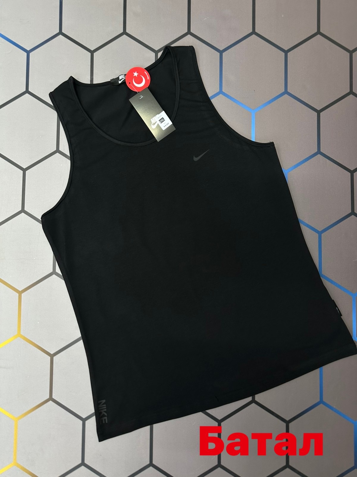 Майка Alex Clothes (2XL-6XL) 4439 black (лето)