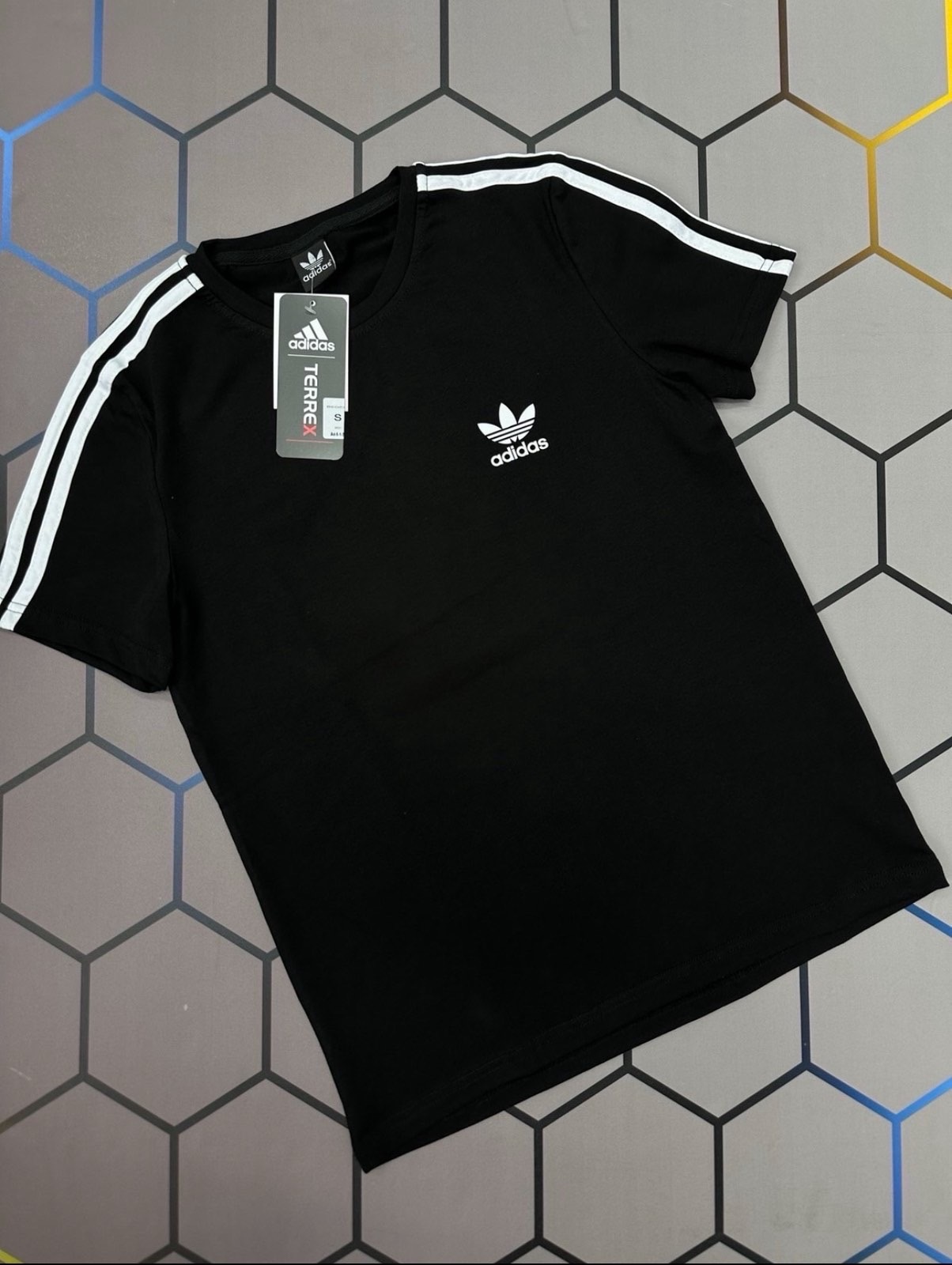 Футболка Alex Clothes (S-2XL) 4443 black (лето)