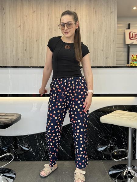 Штаны JJF (XL-4XL) 019 navy (лето)