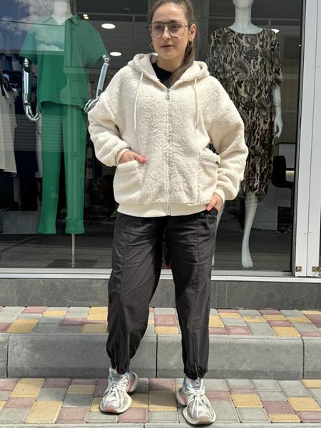 Куртка JJF (XL-3XL) 20136 beige (деми)