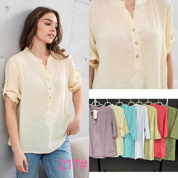 Футболка JJF (XL-4XL) 217 mint (лето)