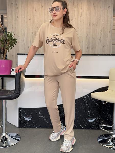 Костюм JJF (XL-5XL) 5036 beige (лето)