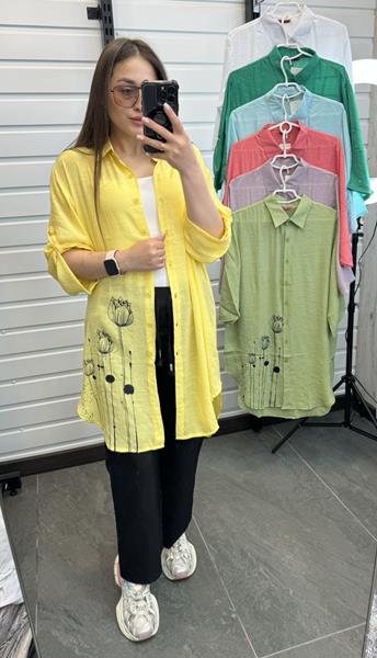Рубашка JJF (XL-4XL) 521 white (лето)