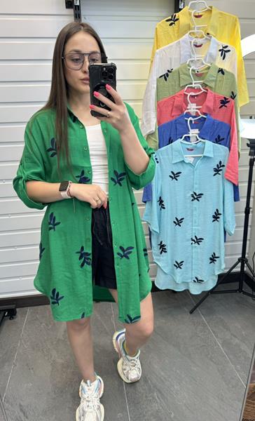 Рубашка JJF (XL-4XL) 536 white (лето)