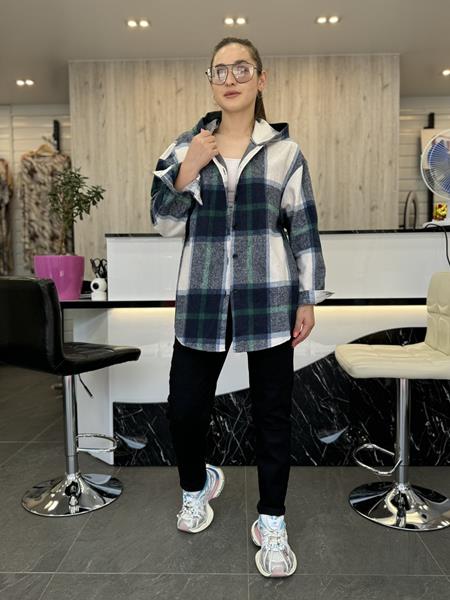 Рубашка JJF (XL-4XL) 7730-2 navy (деми)