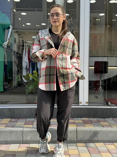 Рубашка JJF (XL-4XL) 7732-1 green (деми)