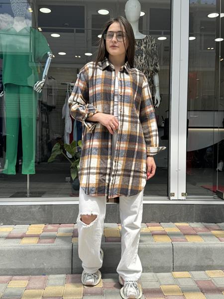 Рубашка JJF (XL-4XL) 801 grey (деми)