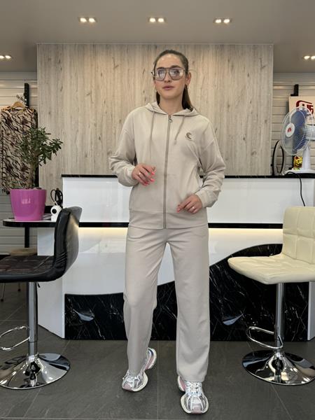 Костюм спорт JJF (L-4XL) 8011 l.beige (деми)