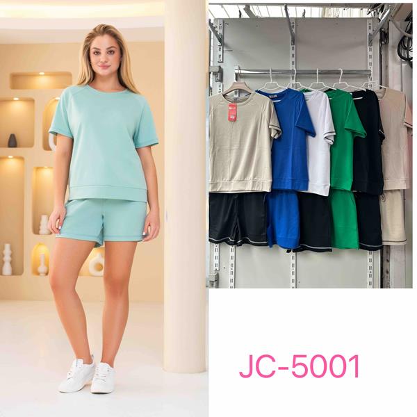 Костюм JJF (L-4XL) JC5001 l.blue (лето)